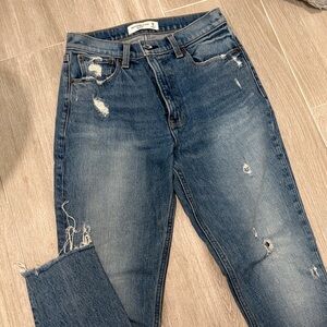 Abercrombie & Fitch Light Blue Skinny High-Rise Jeans